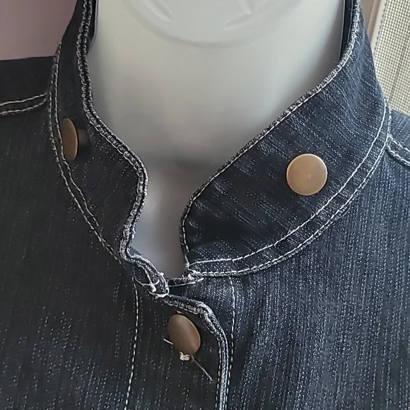 Vintage Denim Studded Jacket - Picture 2 of 16